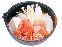 木流し鍋550円、定食1,650円～